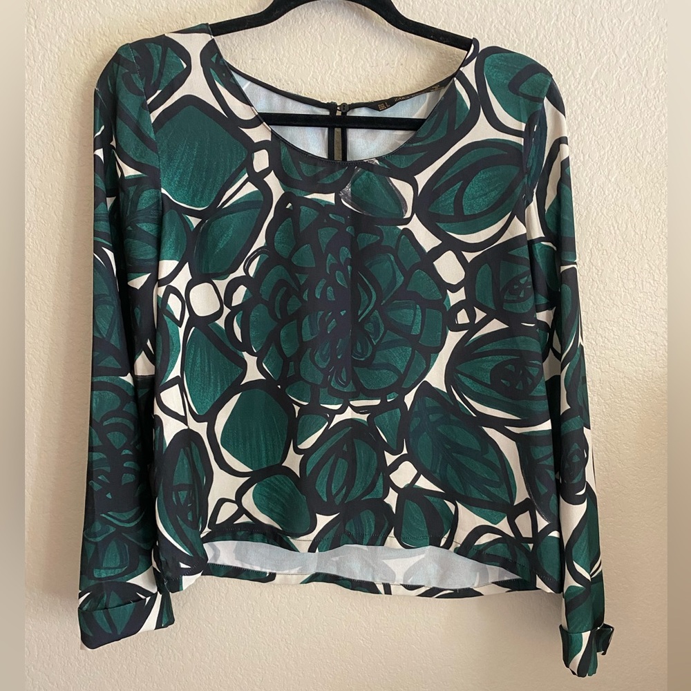 Zara Green Blouse!